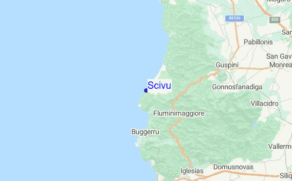 Scivu Location Map