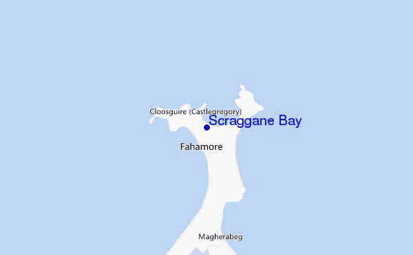 Scraggane Bay location map
