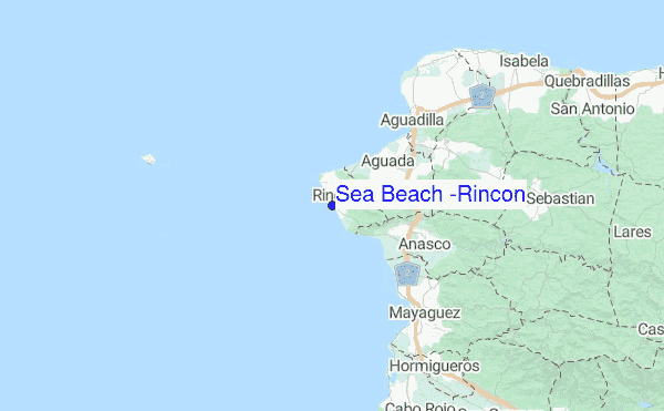 Sea Beach (Rincon) Location Map