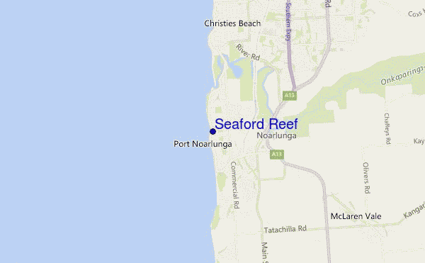 Seaford Reef location map