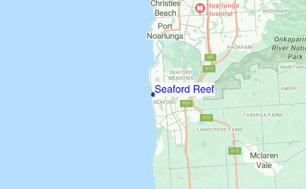 Seaford Reef location map