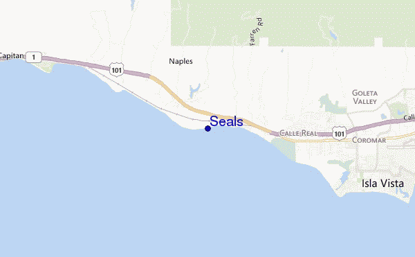 Seals location map