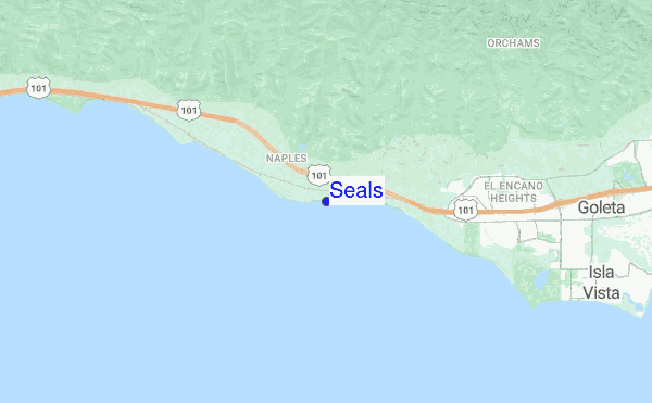 Seals location map