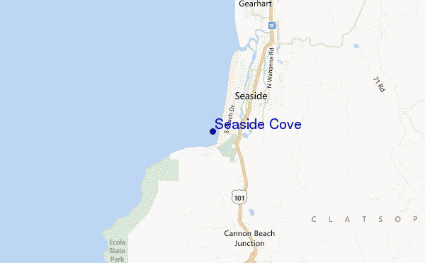 Seaside Cove location map