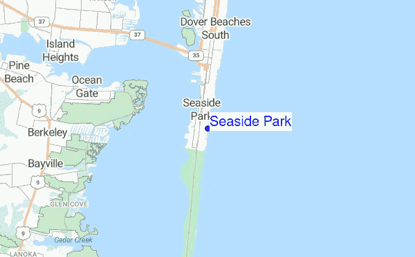 Seaside Park location map