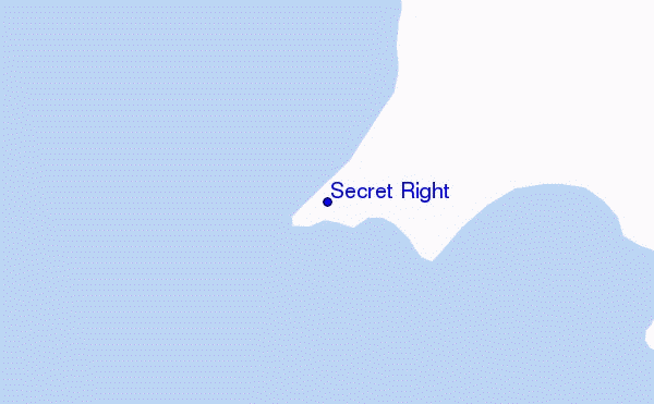 Secret Right location map