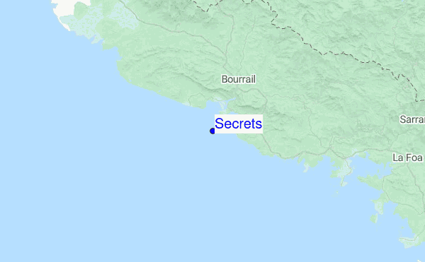 Secrets Location Map