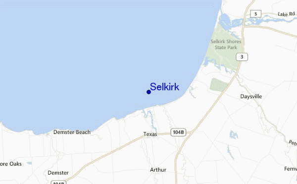 Selkirk location map