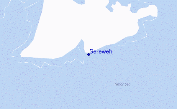 Sereweh location map
