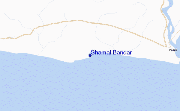 Shamal Bandar Location Map