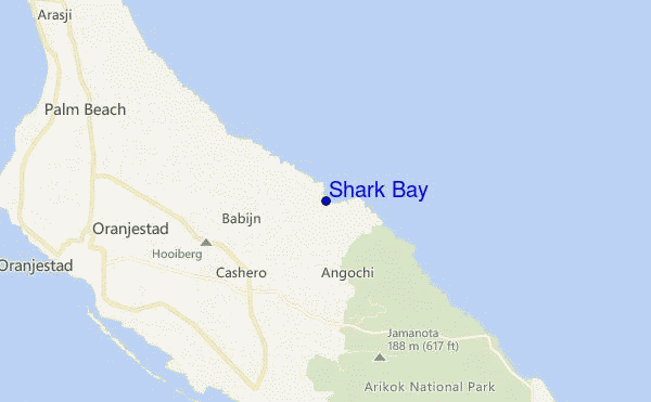 Shark Bay location map