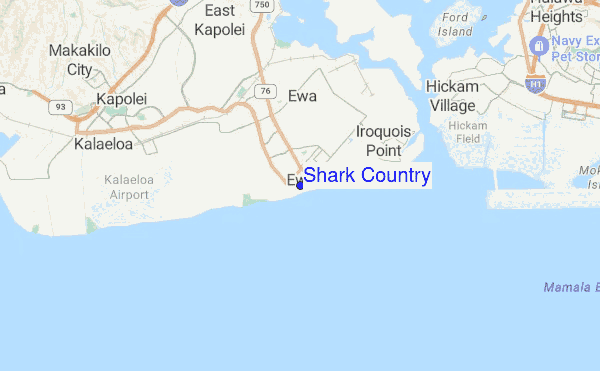 Shark Country location map