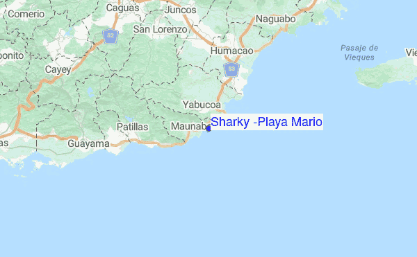 Sharky (Playa Mario) Location Map