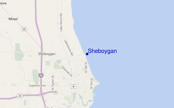 Sheboygan location map