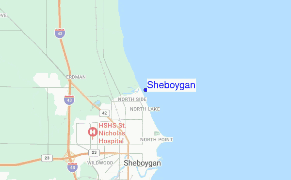 Sheboygan location map