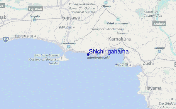 Shichirigahama location map