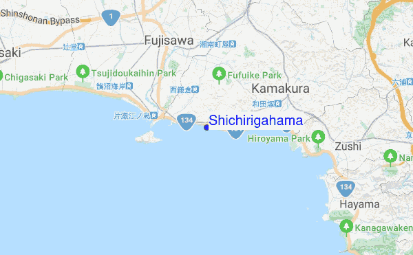 Shichirigahama location map