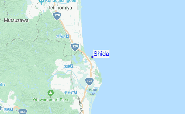 Shida location map