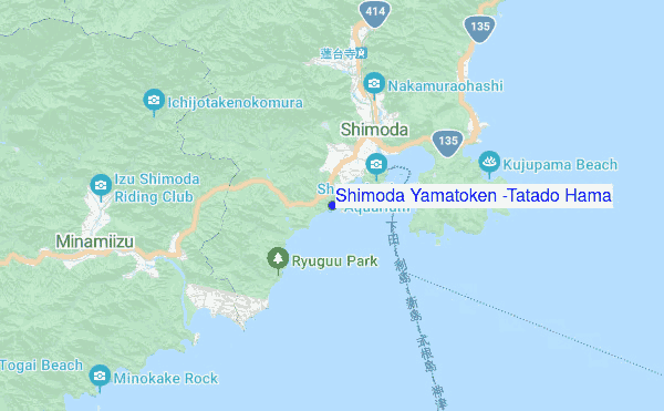 Shimoda Yamatoken (Tatado Hama) location map