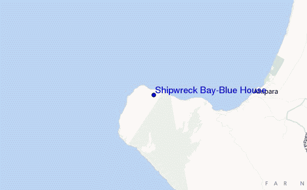 Shipwreck bay blue house.12