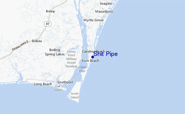 Shit Pipe Location Map