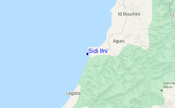 Sidi Ifni location map