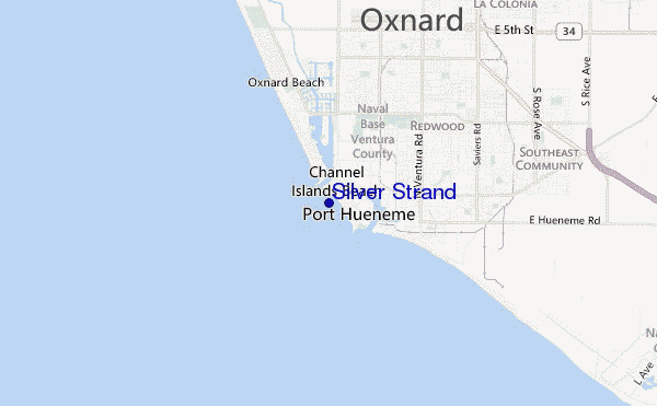 Silver Strand location map