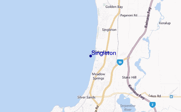 Singleton location map