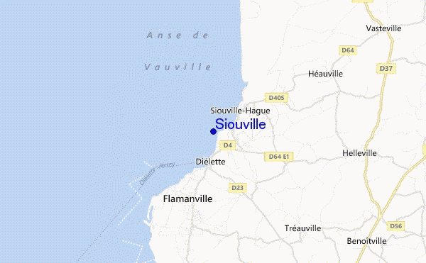Siouville location map