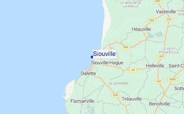 Siouville location map