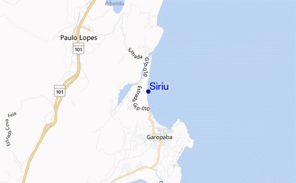 Siriu location map