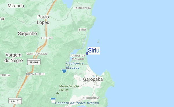 Siriu location map