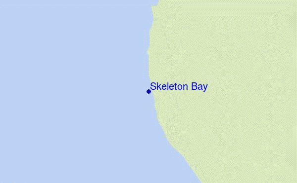 Skeleton Bay location map