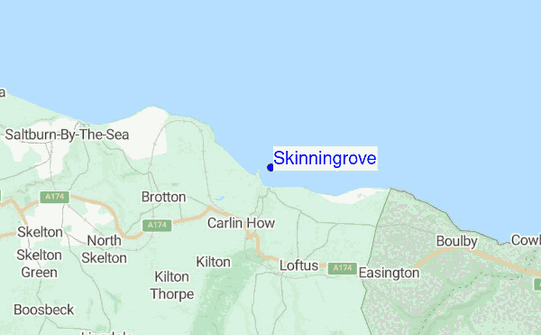 Skinningrove location map