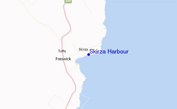 Skirza Harbour location map