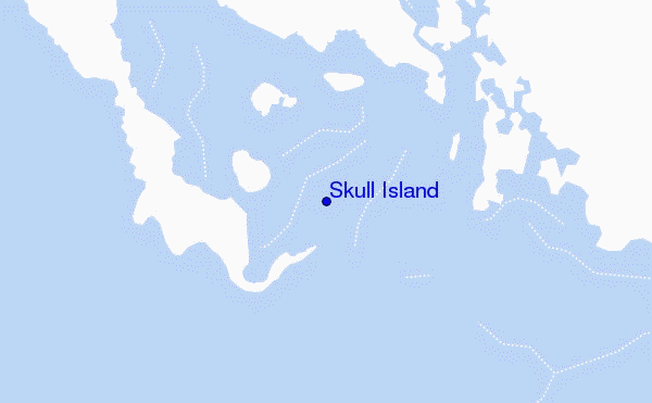 Skull Island location map