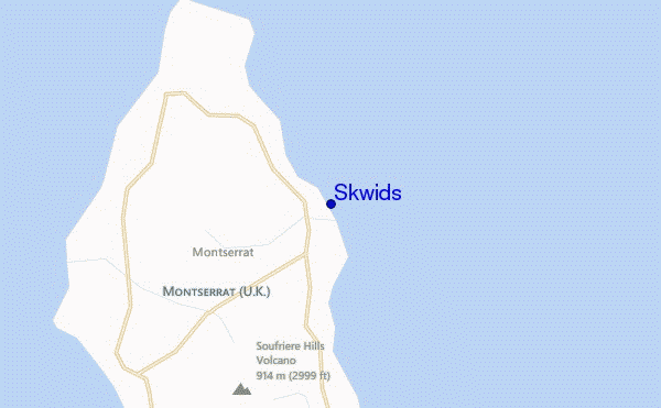 Skwids location map