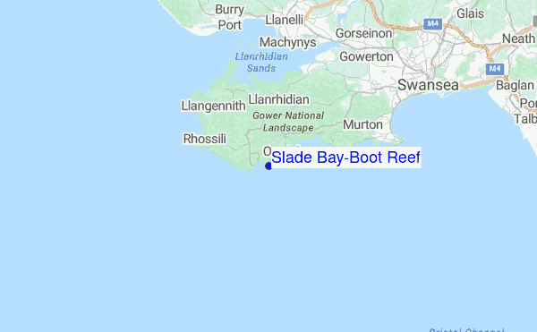 Slade Bay/Boot Reef Location Map