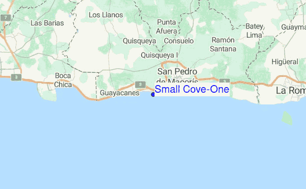 Small Cove-One Location Map
