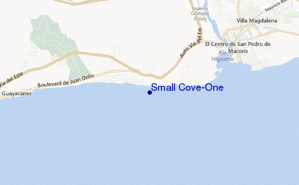 Small Cove-One location map