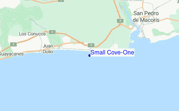 Small Cove-One location map