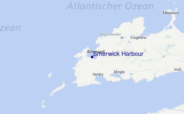 Smerwick Harbour Location Map