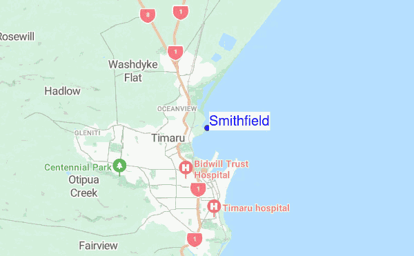 Smithfield location map