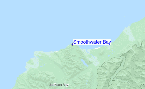 Smoothwater Bay Location Map