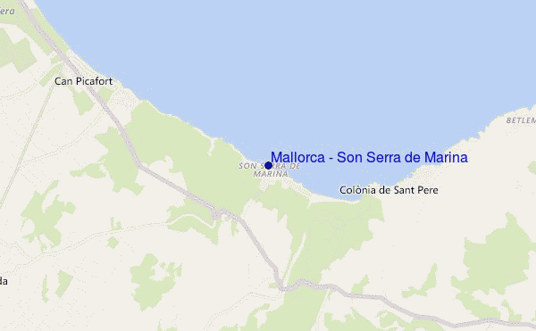 Mallorca - Son Serra de Marina location map