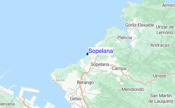 Sopelana location map