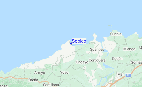 Sopico location map