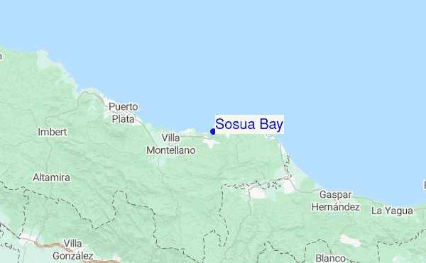 Sosua Bay Location Map