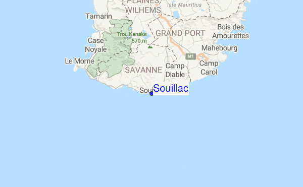 Souillac Location Map