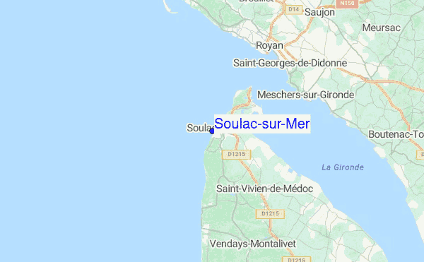 Soulac-sur-Mer Location Map